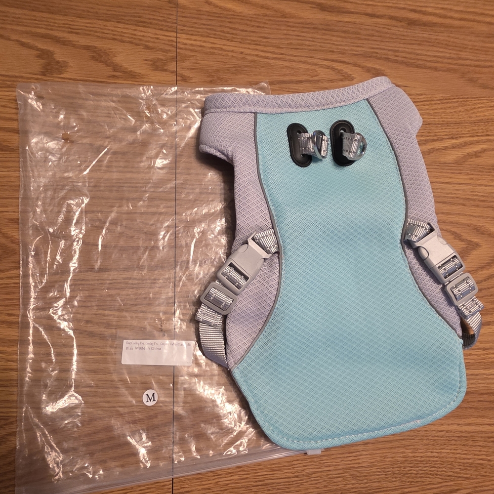 Green And Gray Dog Cooling Vest